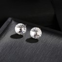 Dames oorstekers met kristal G813 4