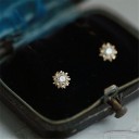 Dames oorstekers met zirkonen G951 3