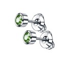 Dames oorstekers met zirkonen H849 11