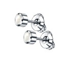 Dames oorstekers met zirkonen H849 2