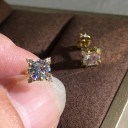 Dames oorstekers met zirkoon H795 2