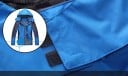 Dames outdoorjas met capuchon tegen wind en regen Geruite voering Ritszakken Klittenbandmanchetten Katoen en microvezel 22