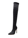 Dames overknee laarzen met strass steentjes 3