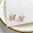 Dames parel oorbellen H733 12