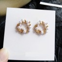 Dames parel oorbellen H733 13