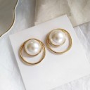 Dames parel oorbellen H733 9