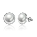 Dames parel oorbellen R117 1