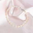 Dames parelarmband P158 3