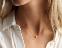 Dames parelketting D25 3