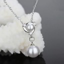 Dames parelketting G643 1