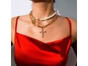 Dames parelketting G808 1