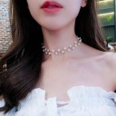Dames parelketting G814 1