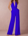 Dames party jumpsuit met open rug A2078 8