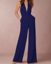 Dames party jumpsuit met open rug A2078 8