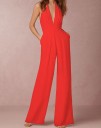 Dames party jumpsuit met open rug A2078 7
