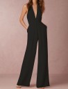 Dames party jumpsuit met open rug A2078 5