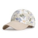 Dames pet met bloemenprint Katoenen baseballcap met tropische bladeren en een effen klep Voor hoofdomtrek 55 tot 60 cm 4
