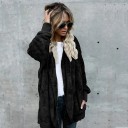 Dames pluizig vest met capuchon 2