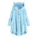 Dames pluizige sweater met oren 6