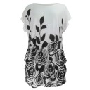 Dames plus size bedrukt t-shirt 16