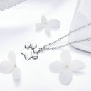 Dames pootafdruk ketting 4
