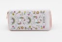 Dames portemonnee met rits met een eenhoornprint Langwerpige vorm Speelse kleurrijke motieven Materiaal PU leer en polyester Afmetingen 20 x 10 x 15
