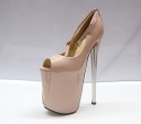 Dames pumps met hoog platform 5