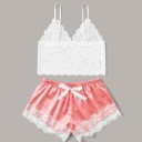 Dames pyjama met kant P2681 3