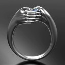 Dames ring handen D2750 4