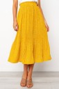 Dames rok met hoge taille en stippen 10