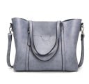 Dames ruime schoudertas met lange hengsels Afneembare schouderband Voorvak Metalen voetjes aan de onderkant PU kunstleer 32 x 12 x 29 cm 7
