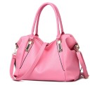 Dames ruime schoudertas met twee handvatten Elegante handtas met afneembare verstelbare schouderriem 32 x 10 x 27 cm 6