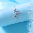 Dames schakelarmband met vlinders H127 2