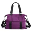 Dames schoudertas en handtas Grote tas van nylon en polyester met een afneembare schouderriem Binnenzak met rits 37 x 32 x 15 cm 5