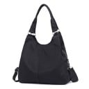 Dames schoudertas met lange handvatten Grote tas van nylon en polyester met afneembare schouderband en ritszak 39 x 36 x 15 cm 1