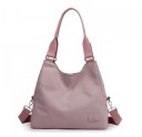 Dames schoudertas met twee handvatten en een brede afneembare schouderband Ruime tas voor elke dag van nylon en polyester 38 x 34 x 14 cm 4