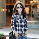Dames shirt met bont P1355 2