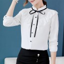 Dames shirt met ruches 3
