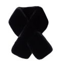 Dames sjaal 80–100 x 11,5 cm Effen sjaal van kunstbont Zachte warme modieuze winteraccessoire Elegante comfortabele bontsjaal 16