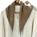 Dames sjaal driehoekige vorm Effen warme sjaal van polyester wol acryl viscose en nylon Elegante herfst en winteraccessoire 12