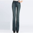 Dames skinny flared jeans 7