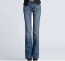 Dames skinny flared jeans 6