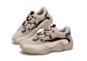 Dames sneakers met massieve golvende zool Sneakers met veters in sportieve stijl Echt leer en microvezel met netdelen 3