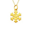 Dames sneeuwvlok ketting D799 1