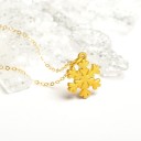 Dames sneeuwvlok ketting D799 2