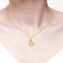 Dames sneeuwvlok ketting D799 4