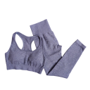 Dames sportset Leggings en sportbeha Effen fitnessset van nylon, polyester en spandex 4