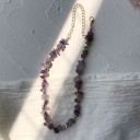 Dames stenen ketting G797 5