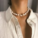 Dames stenen ketting G797 1