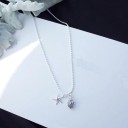 Dames ster ketting D660 4